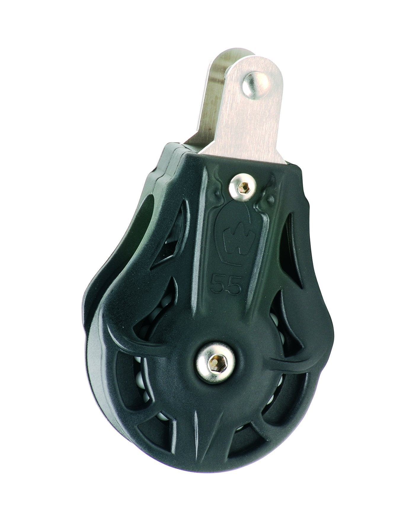 Wichard Single 1 49/64" (45mm) Ball Bearing Block w/ Fixed Head & Clevis