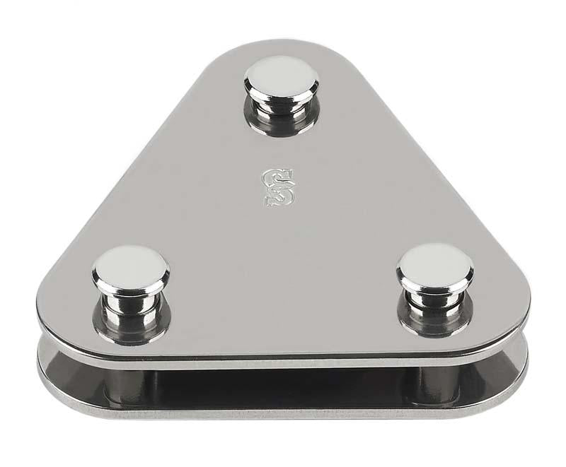 Schaefer 1/4" Pin Triangle Plate
