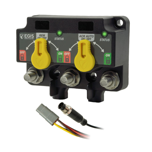 Egis Dual XD - NMEA 2000 - Relay/Relay w/Knobs - 8 Position DT [9821-8550]