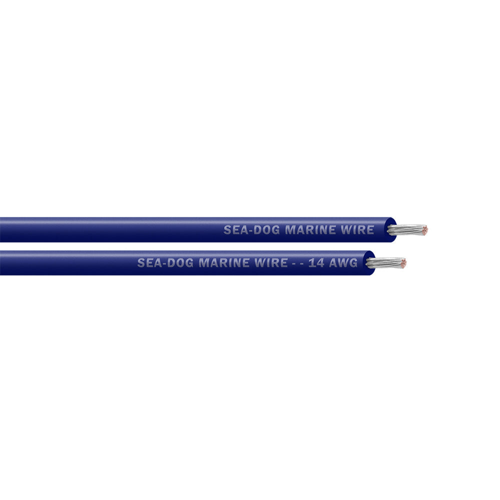 Sea-Dog 14 AWG Dark Blue Primary Wire - 250' [8014064]