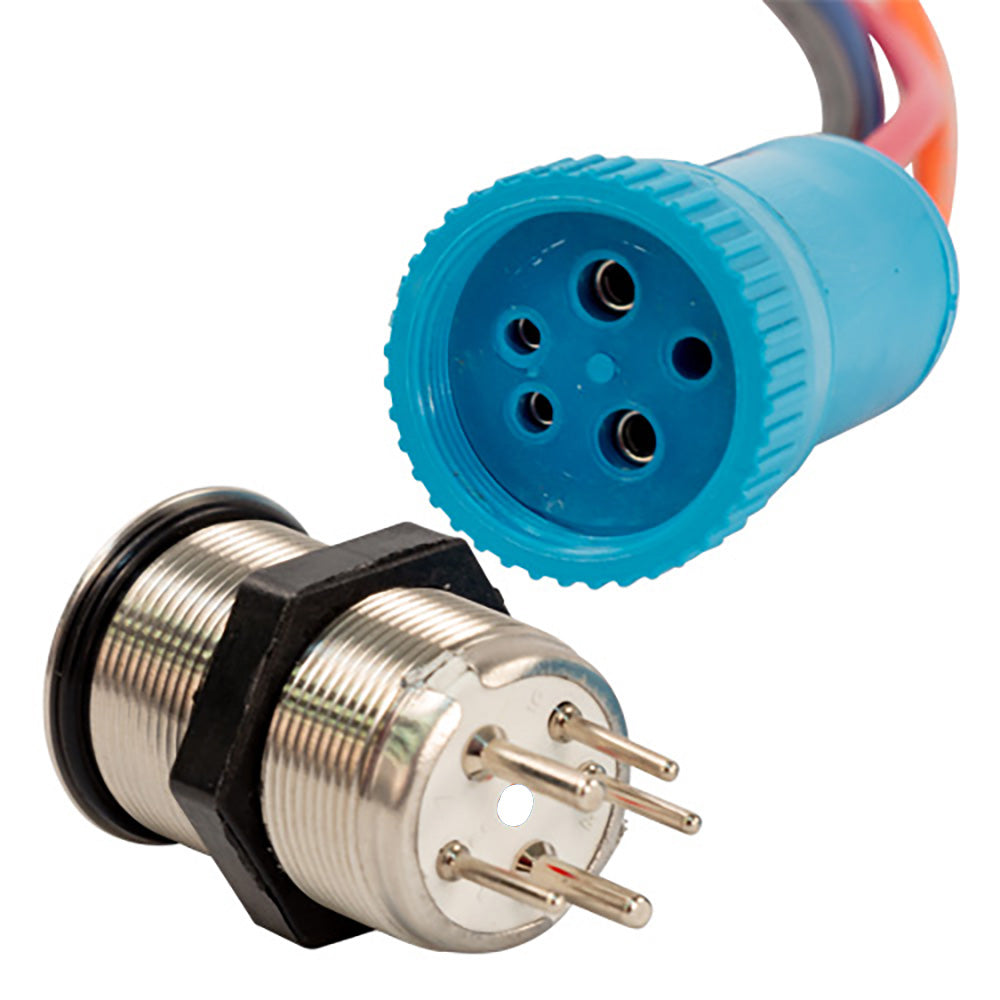 Bluewater 22MM Programmable Waterproof Nav/Anc Blue/Green/Red Switch w/Breaker [9060-3114]