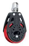 Harken 57 mm Ratchet Block — Swivel, Red Sheave