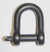 Wichard 5/16" Self-Locking D Shackle - Black