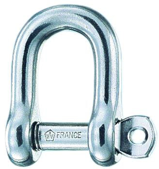 Wichard 15/32" Diameter D Shackle w/ Captive Pin