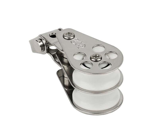 Schaefer Double Ball Bearing Block w/Front Side Shackle, Max Line 5/16"