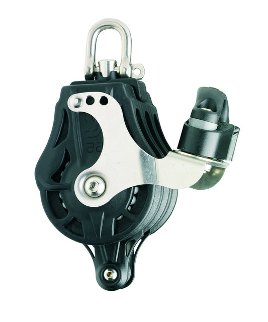Wichard Triple 1 49/64" (45mm) Ball Bearing Block w/ Swivel Head, Becket & Cam Cleat