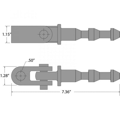 Tylaska Reaching Strut Inboard End