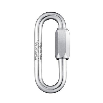 Peguet 4mm (5/32") Galvanized Steel Large Opening Maillon Rapide Quick Link