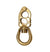 Tylaska 3 5/16" T5 Large Bail Snap Shackle with Bronze PVD Finish